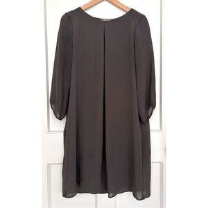 H and M Grey 3/4 Sleeve Dress Size 12